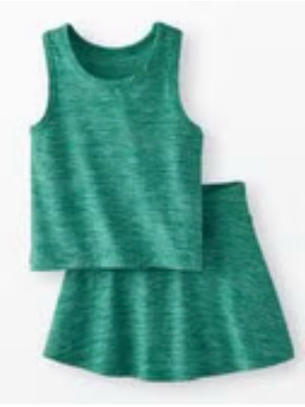 Hanna Andersson Active UV Tank and Skort set. 6-7T like new
